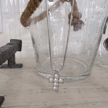 Swarovski Cross Pendant Necklace - Gem