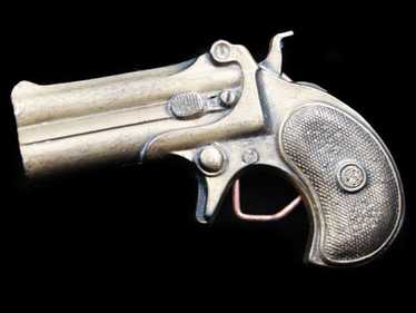 W帝政ドイツ軍＊オルデンブルク歩兵第１９連隊銀張り製フォーク（実物） Cdm derringer pistol grips - Gem