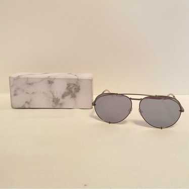 Koko Women's Diff Eyewear Oversized Aviator Gunmet