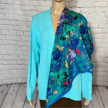 Albert Nipon Vintage Albert Nipon 100% Silk Flora… - image 1