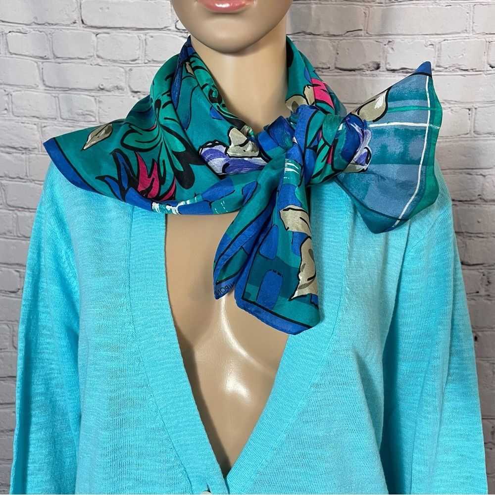 Albert Nipon Vintage Albert Nipon 100% Silk Flora… - image 6