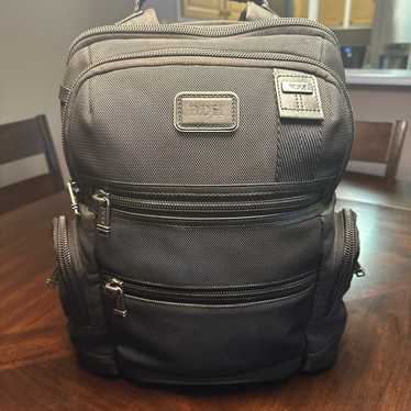 ☆未使用品☆TUMI ALPHA BRAVO KNOX バックパック グレー TUMI ALPHA BRAVO Knox 22681ATH2 Gray Brown Leather Fabric