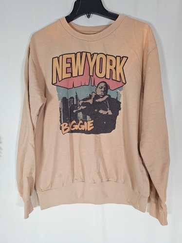Notorious BIG Mens Vintage Large Sweatshirt Beige… - image 1