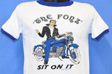 ▪70’s【HAPPY DAYS】VINTAGE TEE Vintage 1970's Happy Days / the Fonz Personalized Artwork