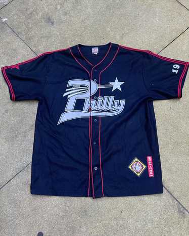 【激レア】90s NEGRO LEAGUEオールスター全刺繍レザーベスト本革B系 Vintage negro baseball - Gem