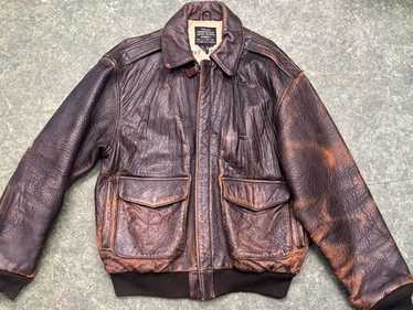 Vintage 90s avirex leather - Gem