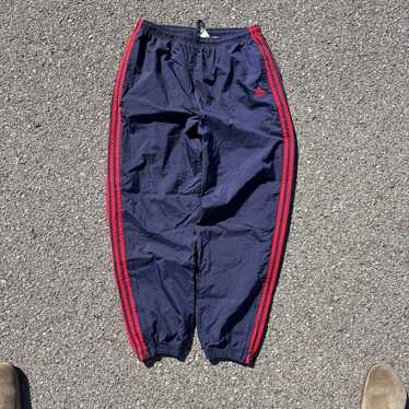 パンツ 90s adidas buggy wide track pants y2k XL Vintage Adidas Track Pants Mens XL Wide Leg Striped