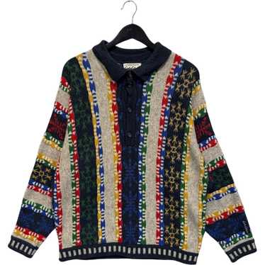 Carlo Colucci カルロコルッチ3D編みknit cardigan - メルカリ