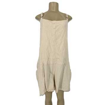 Torrid Plus Size 3X Women Striped Linen Blend Shor