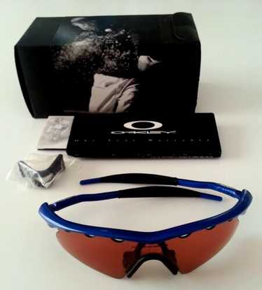 NEW 100% VINTAGE OAKLEY M FRAME PRO FMJ ELECTRIC BLUE w