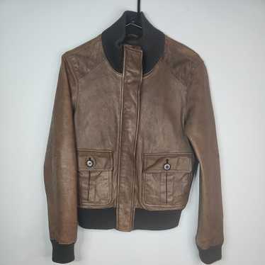 Vintage leather bomber gap jacket - Gem