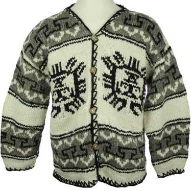 70s vintage cowichan sweater - Gem