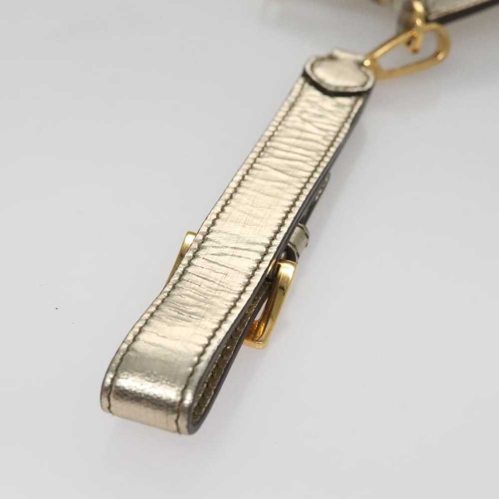 Miu Miu Miu Miu Clutch Bag Enamel Gold - image 7