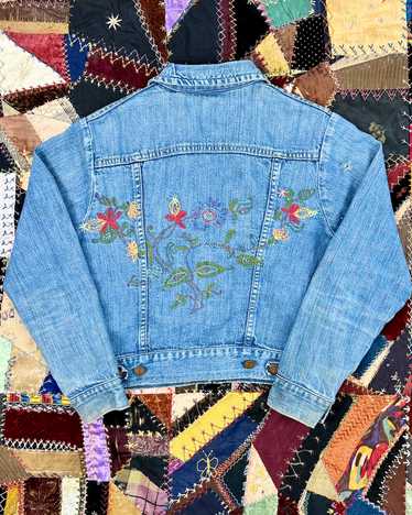 Avirex denim jacket embroidered - Gem