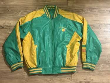 Steve and Barrys Africa Varsity Jacket Size M Gree