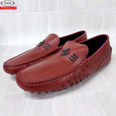 TODS FOR FERRARI MENS BLUE SUEDE & LEATHER LOAFERS DRIVING