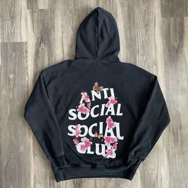 ★ ANTI SOCIAL SOCIAL CLUB★ Floral USA Made Hoodie TI25A07 Anti Social Social Club Frantic Hoodie (FW19) Black Men's
