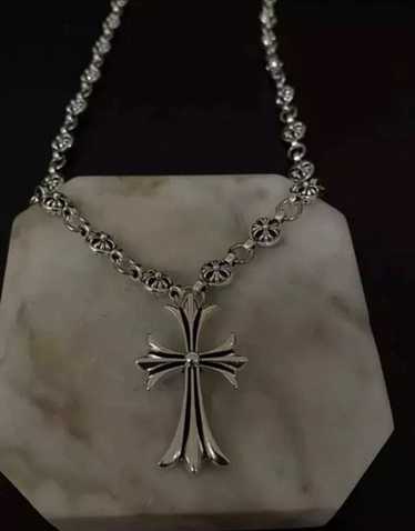 Chrome hearts necklace cross - Gem Chrome hearts necklace cross - Gem