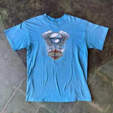90s 3D EMBLEM Harley Davidson 鷲 星条旗 Tシャツ - メルカリ