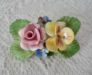 Vintage bone china flowers - Gem Vintage bone china flowers - Gem