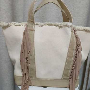 Fringe Bucket Bag/camel AYAKO （ayako side fringe tote M