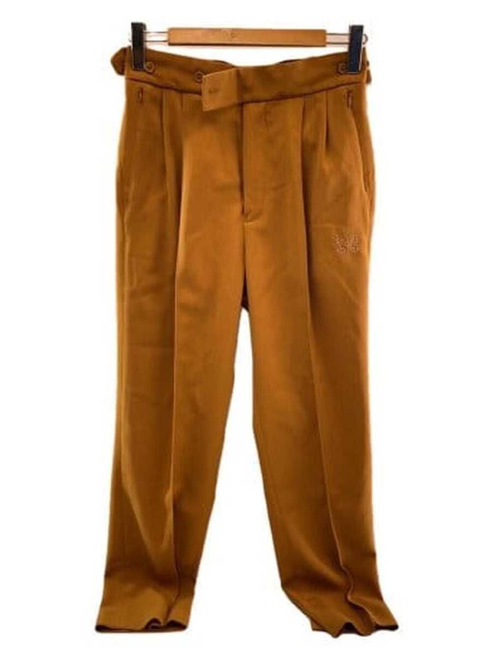 Needles Needles Tucked Side Tab Trouser Polyester Camel