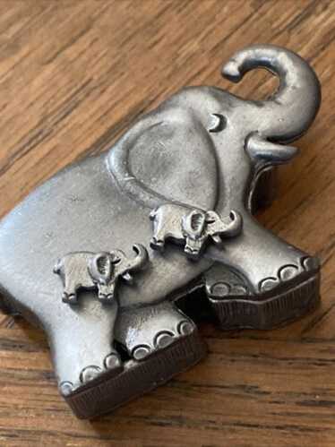 Torino vintage pewter trinket - Gem