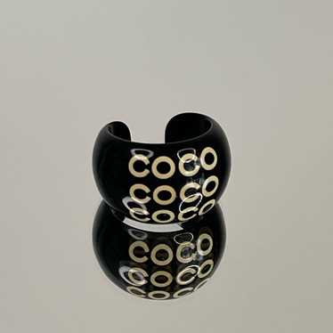 Chanel plastic ring coco - Gem