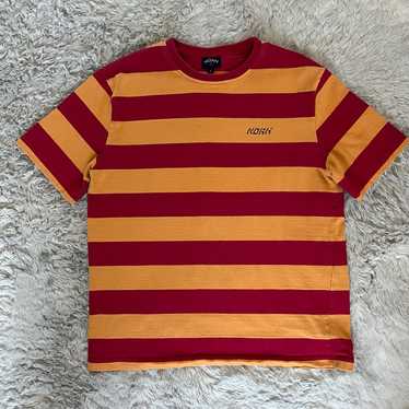 【THE MOZZ】Noah Stripe T-Shirt Noah Striped pocket t-shirt | GREEN | SEVENSTORE