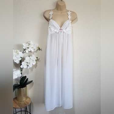 Blanche Vintage Sheer Nightgown - image 1