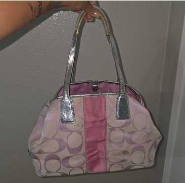 バッグ Coach Legacy Stripe Kisslock Pouch Coach Vintage Satin Legacy Stripe Kisslock Pouch | eBay