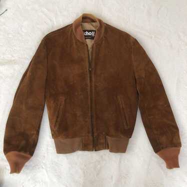 Schott jacket/40/suede/camel - Gem