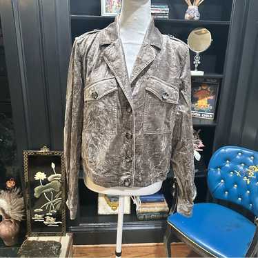 Cabi Deep Olive Green Sunday Topper Jacket Size Me