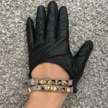 Leather gloves valentino - Gem