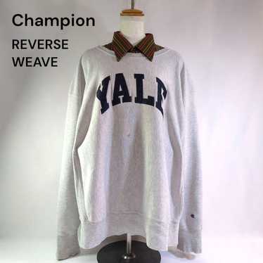トップス champion 90's vintage reverse weave YALE Vintage 80s Champion Reverse Weave Hoodie Yale Crew Ivy