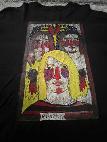 【レア】 Donald Cobain Bootleg Vintage 90's Bootleg Kurt Cobain Nirvana T-shirt Size : XL