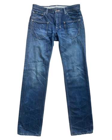 number (n)ine pain  デニム NUMBER (N)INE SS04 DOUBLE POCKET “PAIN” WASHED BLACK DENIM
