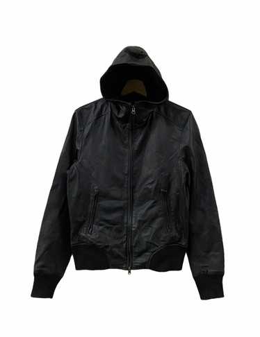 ジャケット・アウター URBAN RESEARCH HOOD LEATHER BLOUSON 38 URBAN RESEARCH HOOD LEATHER BLOUSON 38