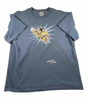 VINTAGE Mighty Mouse T Shirt Size Large - VERY UNIQUE & HARD