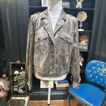Cabi Deep Olive Green Sunday Topper Jacket Size Me