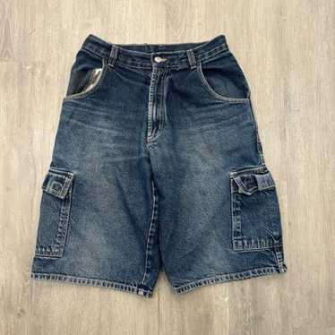パンツ 90s interstate jeans baggy cargo shorts Vintage 90s Interstate Loose Fit Baggy Rave Skater Jean