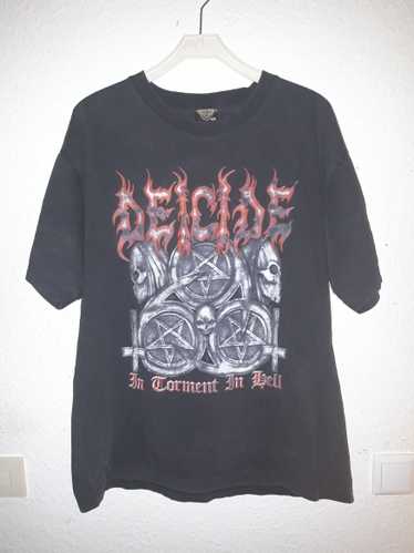 鬼フェード　00s DEICIDE BLUE GRAPE XL Band tees deicide in - Gem