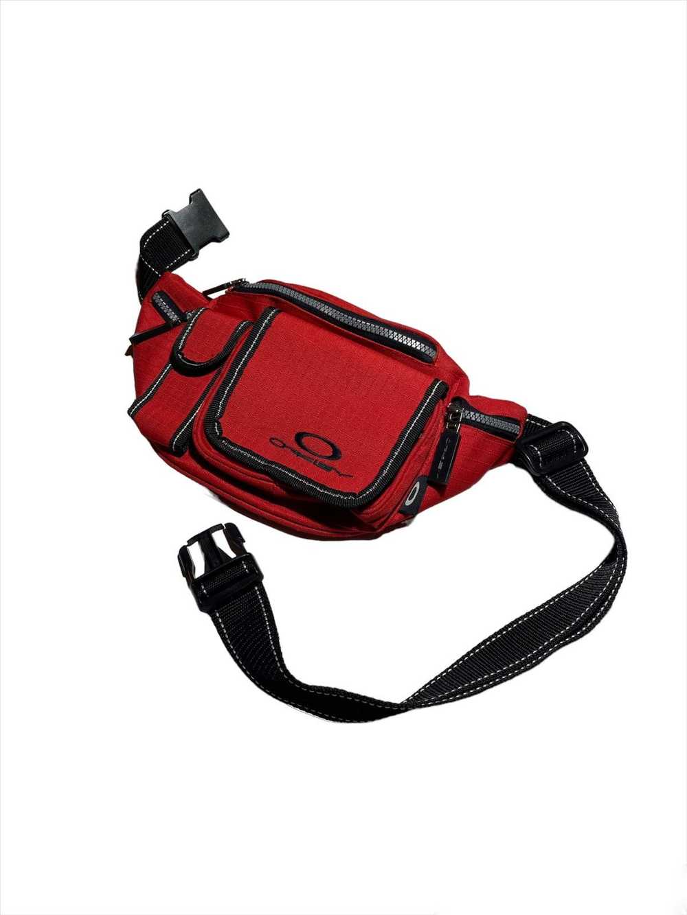 Oakley × Vintage Oakley Vintage softwarer red waist bag OS