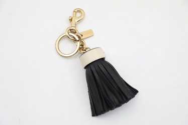 Coach leather bag charm/key - Gem