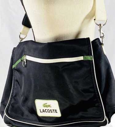 【LACOSTE】y2k 2way leather shoulder bag Vintage Y2K Lacoste Navy Shoulder Bag – Michelle Tamar