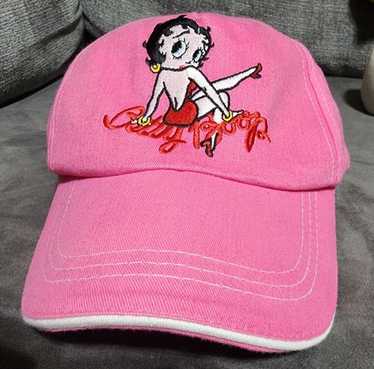Betty Boop Baseball Cap, Pink, embroidered, adjustable