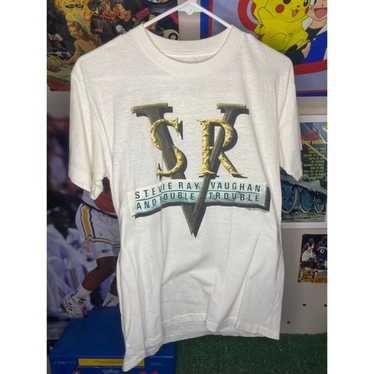 Stevie Ray Vaughan 1989 Tour Tシャツ Vtg 1989 Stevie Ray Vaughan Double Trouble Concert T-shirt