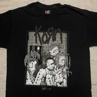 Vintage Korn Sick & Twisted Tour 2000 Bootleg Concert T