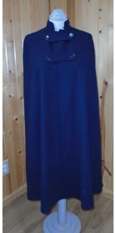 小鉄 USA製 40s~50s Vintage BRUCK'S NURSE BRUCK'S Navy Blue Wool GSPN Nurses Uniform Cape Vtg 50s-60s