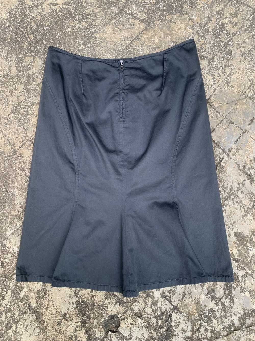 Designer × Miu Miu Miu Miu Italy Dark Grey Straig… - image 1